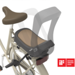 Urban Iki  Zadné sedadlo junior s adaptérom na nosič Bincho Čierna/Bincho Čierna-Hnedá