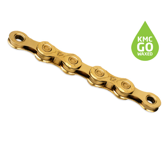 Reťaz KMC X12 Gold Ti-N Waxed, 12 Speed