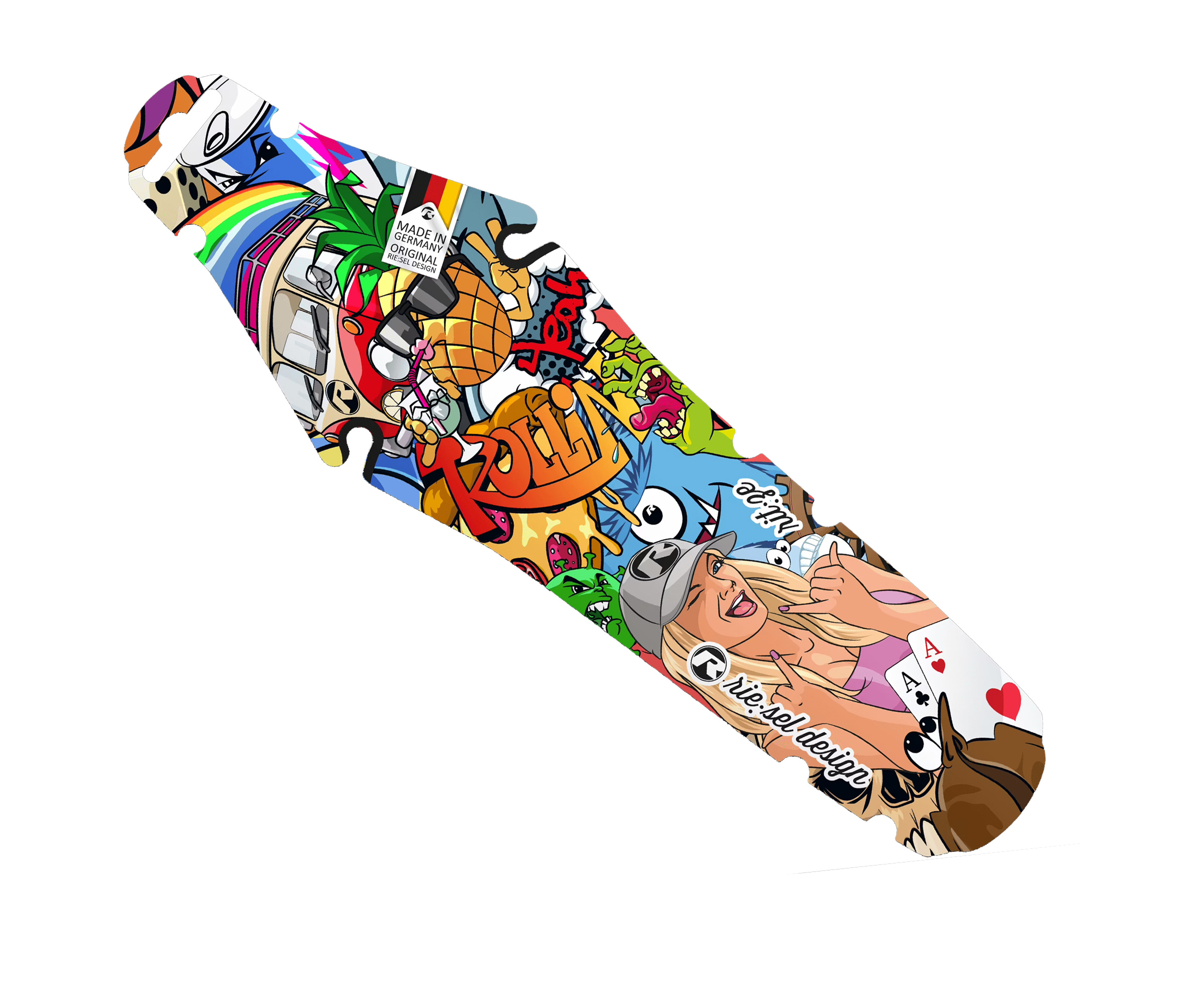 Zadný blatník RIESEL Rit:ze, Stickerbomb Eyecatcher