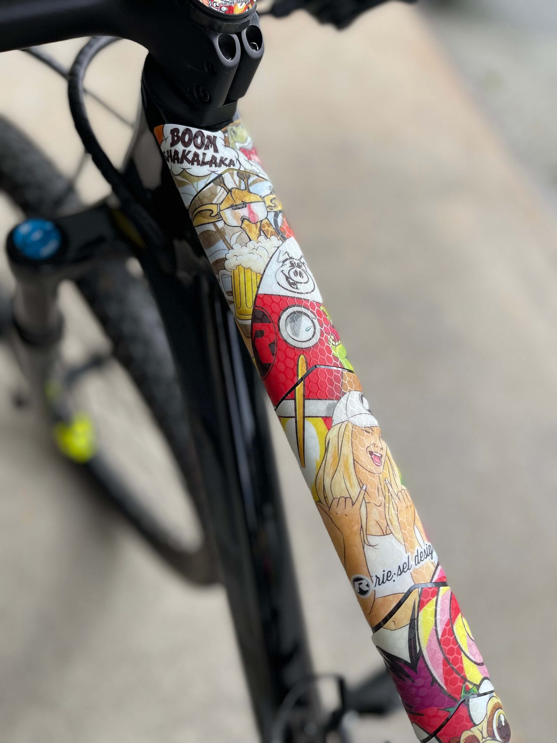 Nálepky na rám RIESEL Frame Tape 3000, Stickerbomb Eyecatcher