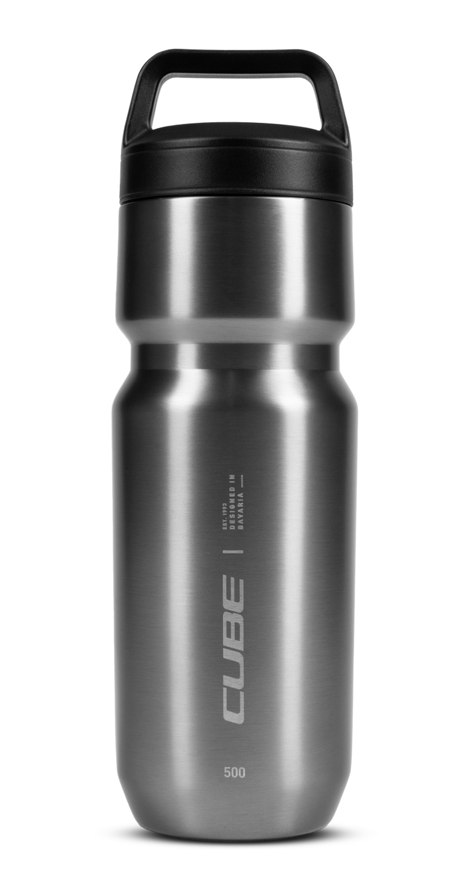 Fľaša CUBE Vacuum Insulated Bottle Arc 500ml, brushed grey
