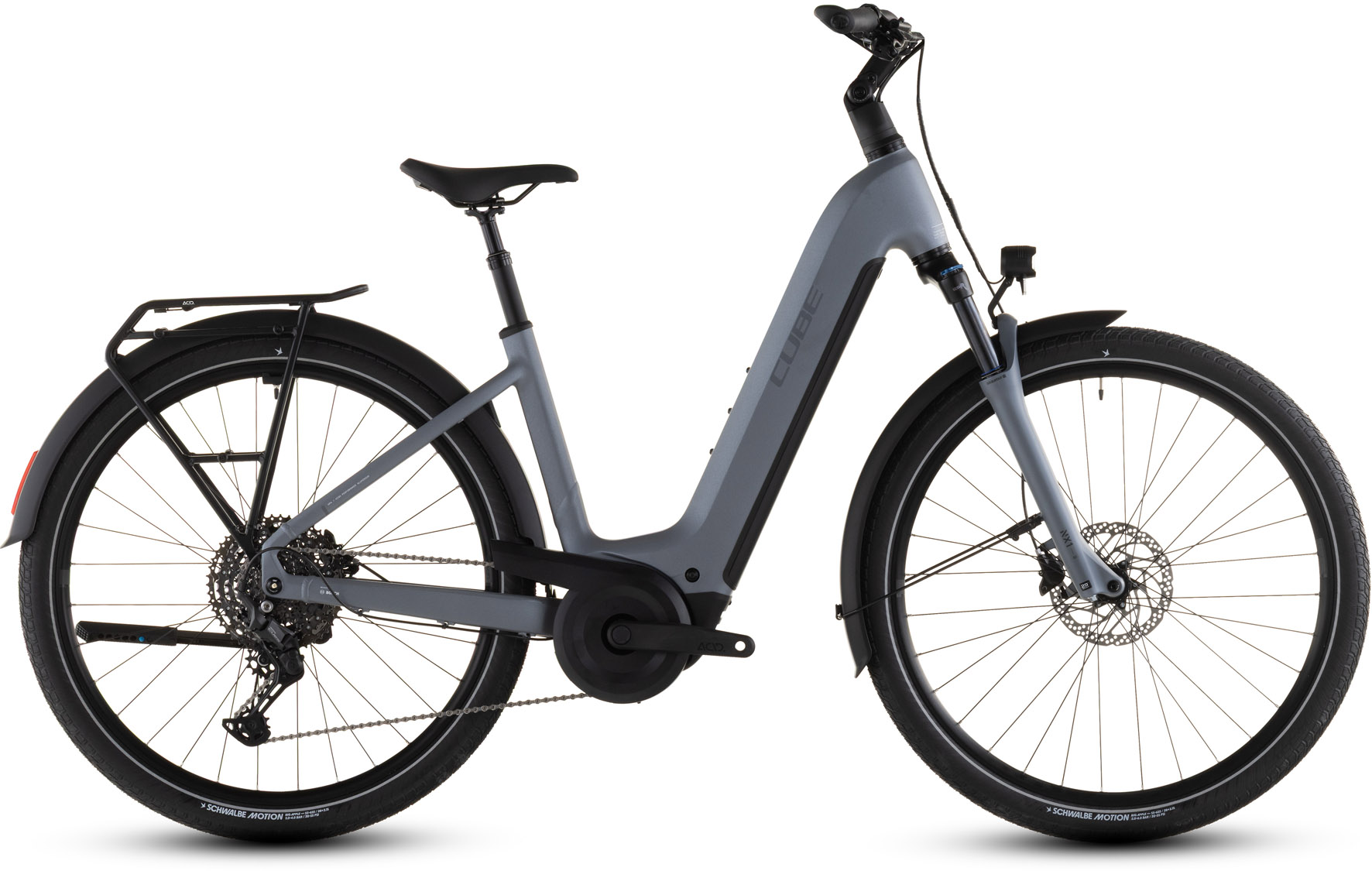 Elektrobicykel CUBE Touring Hybrid Pro 800 pearlgrey'n'grey
