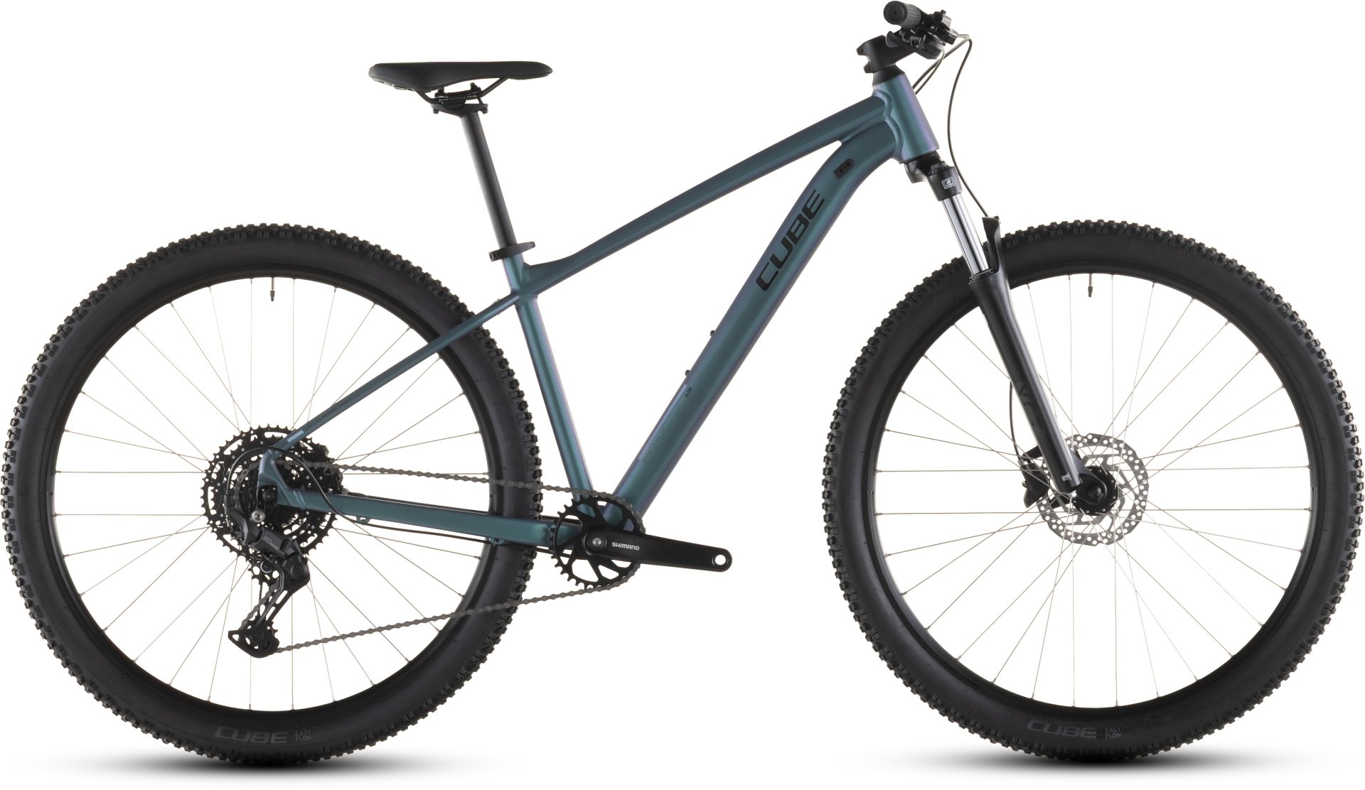 BICYKEL CUBE Aim Pro smaragdgrey ́n ́prisma, 2026