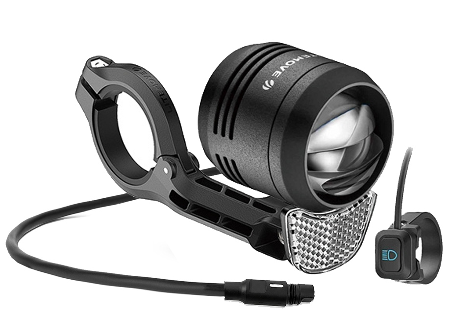 Predné svetlo Litemove AC-210 E-Bike X-Connect komp.