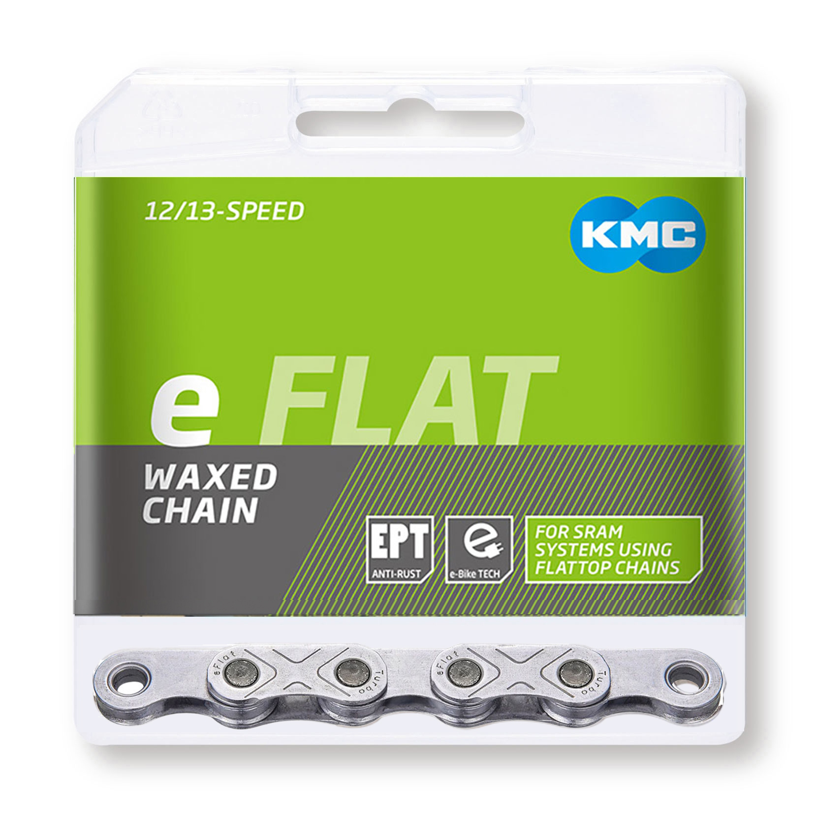 Reťaz KMC e-Flat EPT Waxed pre elektrobicykle, 12/13 Speed